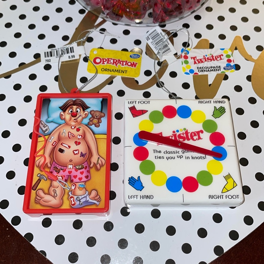 2023 Hasbro Operation & Twister Ornament!